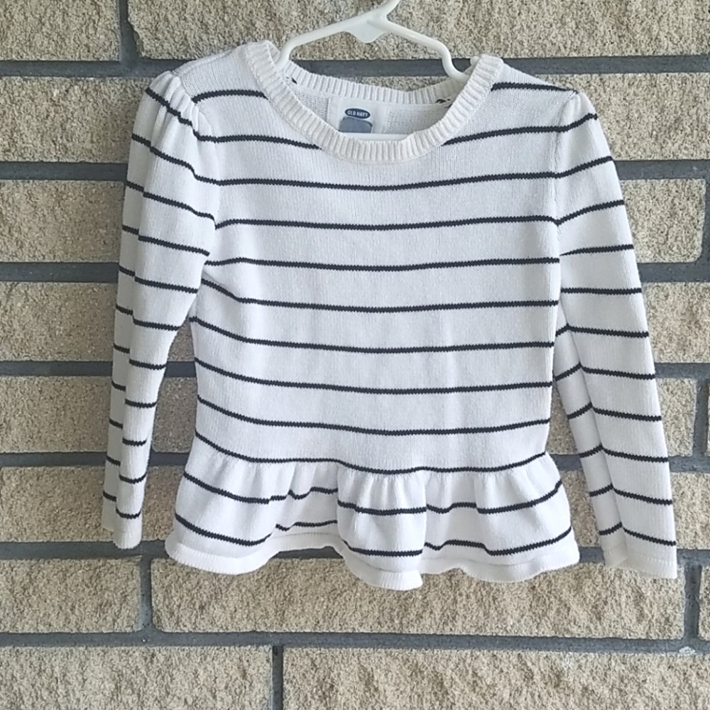 Old Navy Striped Pullover Top for Kids Girls Size 3T
